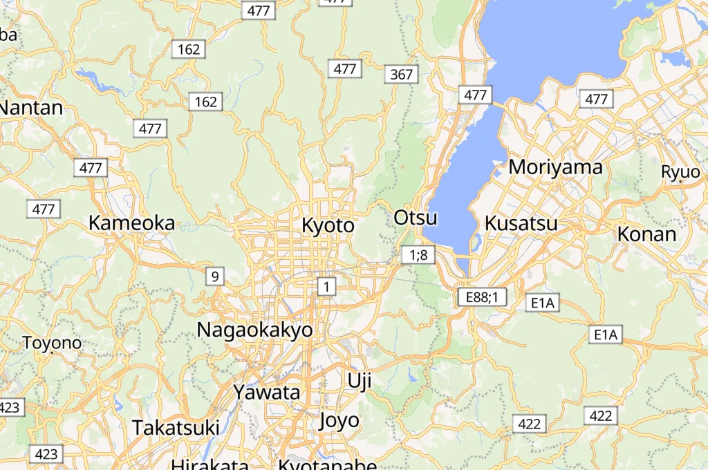 Eikandō Zenrin-ji Area Map Eikandō Zenrin-ji Area Map