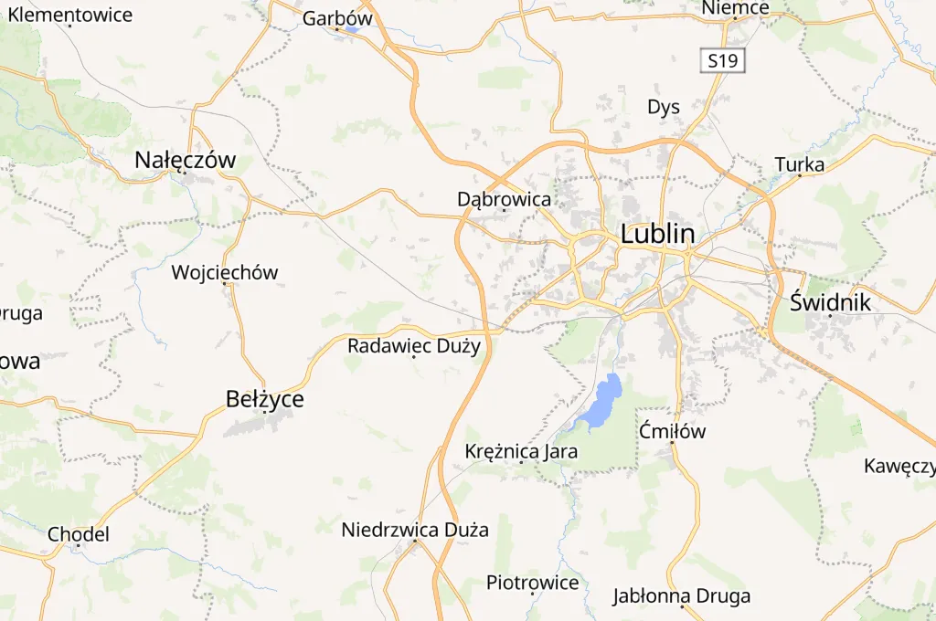 Kozubszczyzna Area Map