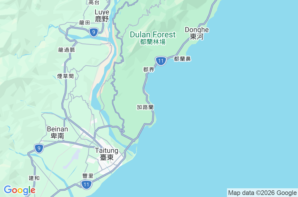 Fushan Area Map Fushan Area Map