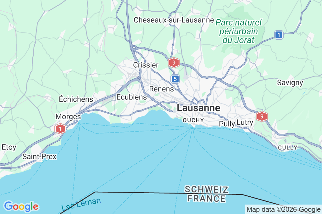 STEP de Vidy Wastewater Treatment Plant Area Map STEP de Vidy Wastewater Treatment Plant Area Map
