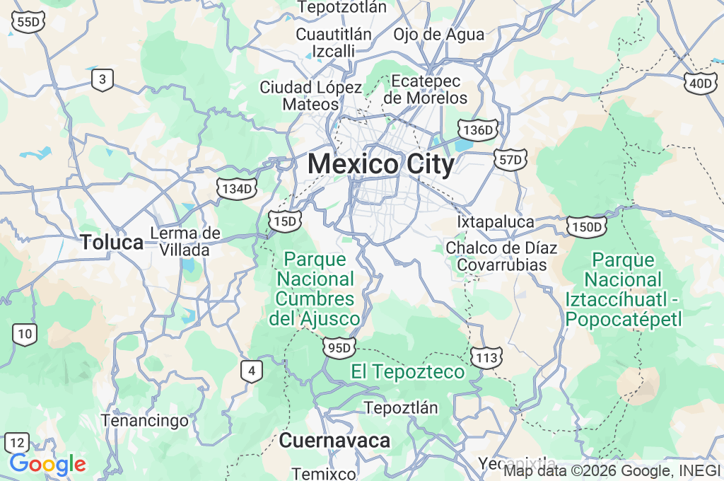 Tlalpan Centro Area Map Tlalpan Centro Area Map