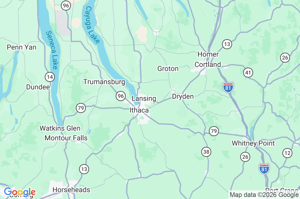Cornell Lab of Ornithology Area Map