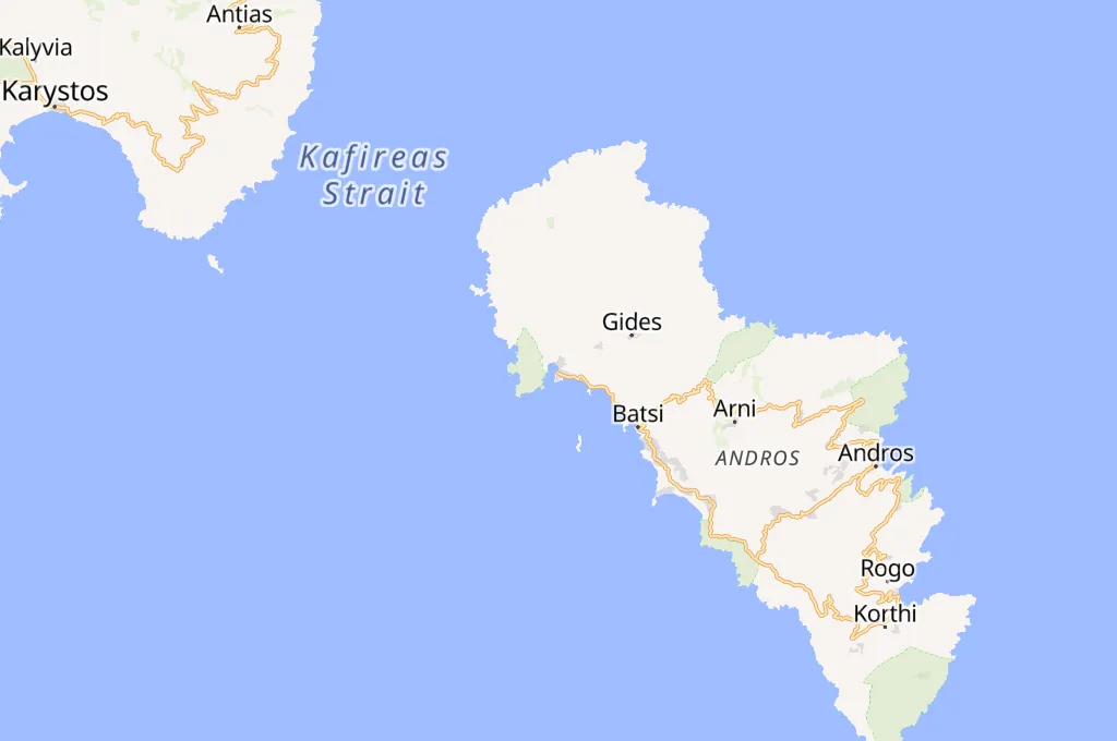 Gavrio Area Map
