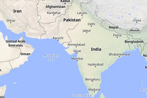 Map of Gujarat