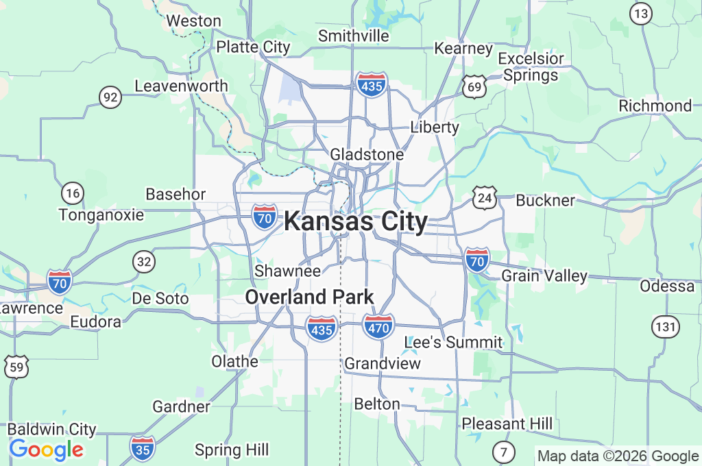 National WWI Museum and Memorial Area Map