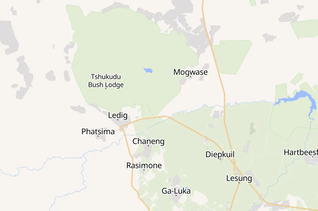Kwa Maritane Bush Lodge Area Map Kwa Maritane Bush Lodge Area Map