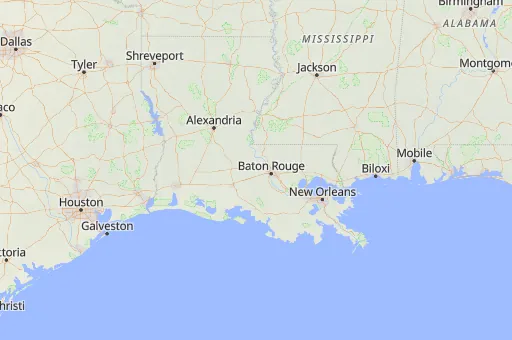 Map of Louisiana