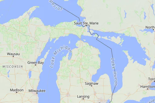 Map of Charlevoix County