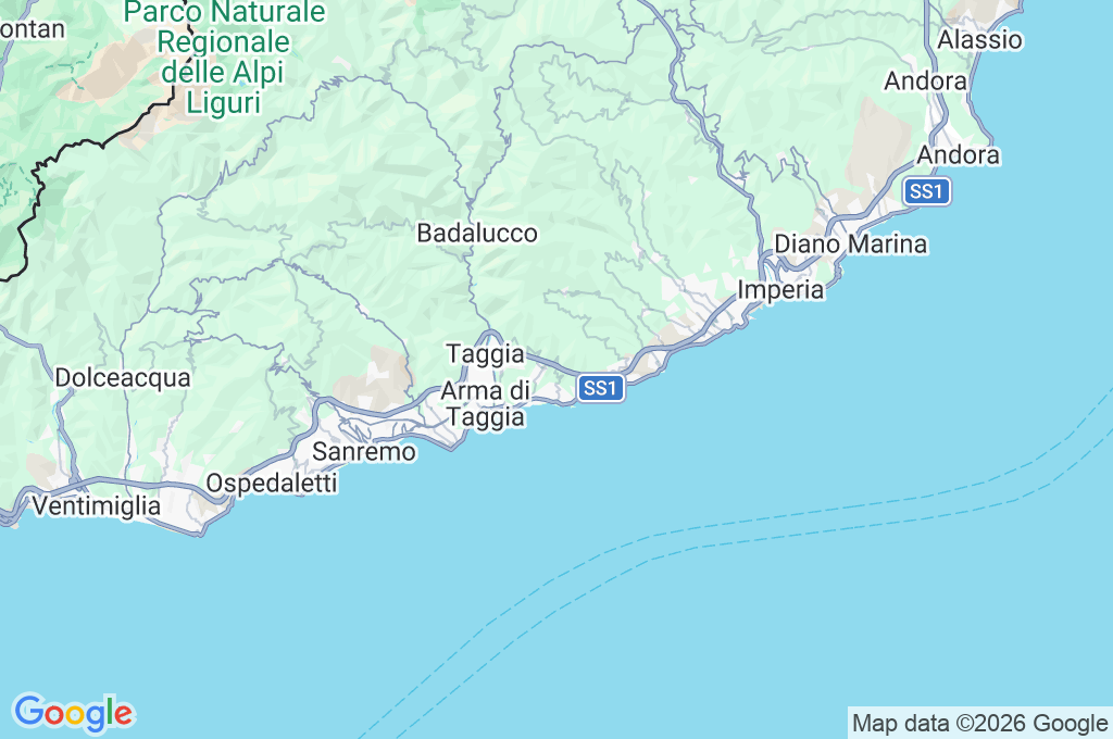 Terzorio Area Map
