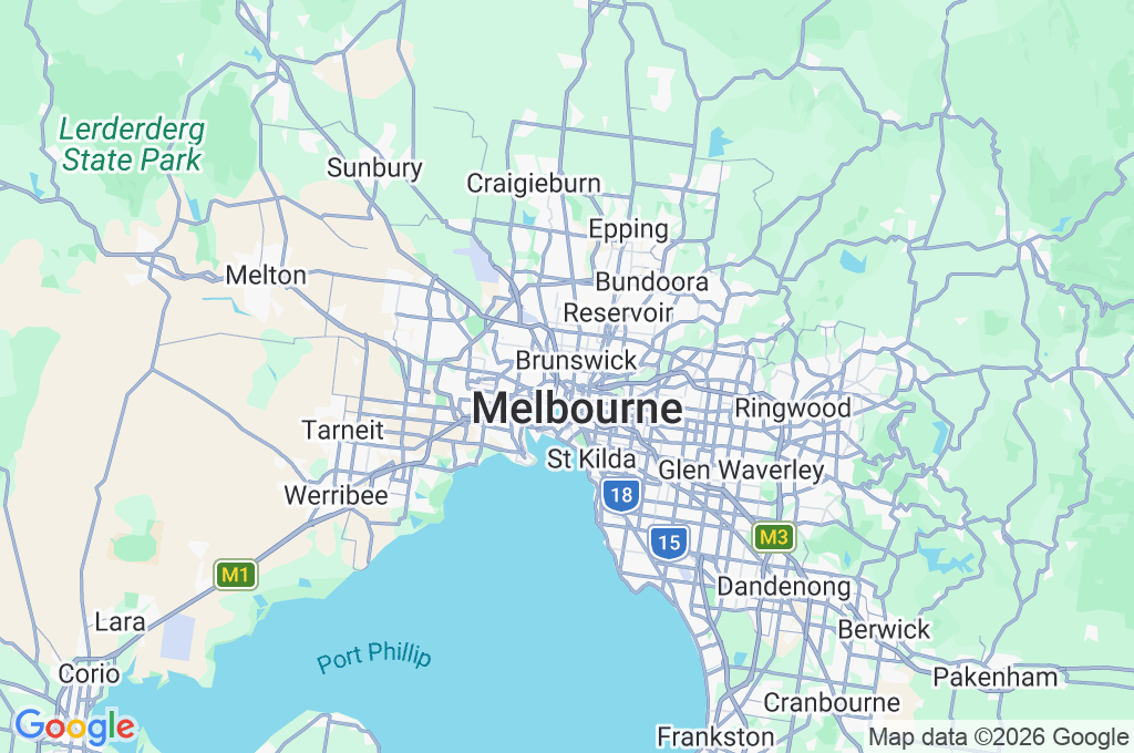 Melbourne Zoo Area Map