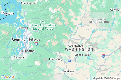 Map of Chelan County