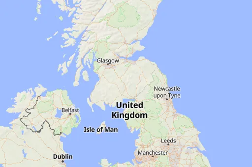 Map of United Kingdom