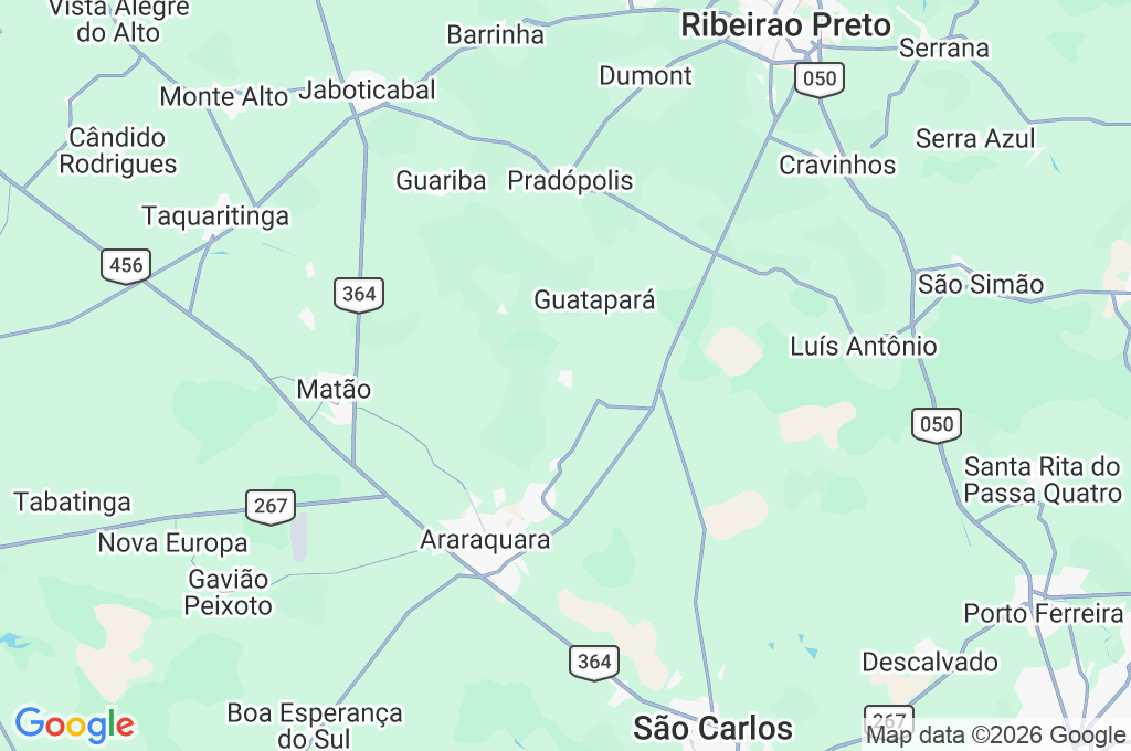 Rincão Area Map Rincão Area Map
