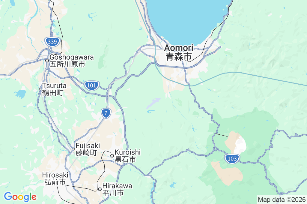 Aomori Airport Area Map