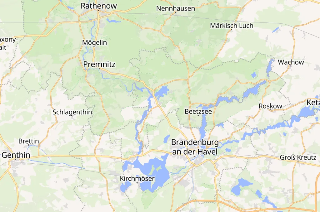 Fohrde Area Map Fohrde Area Map