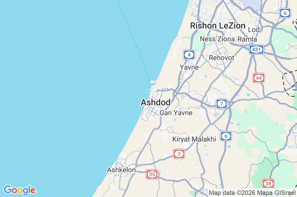 Mei Ami Beach Area Map