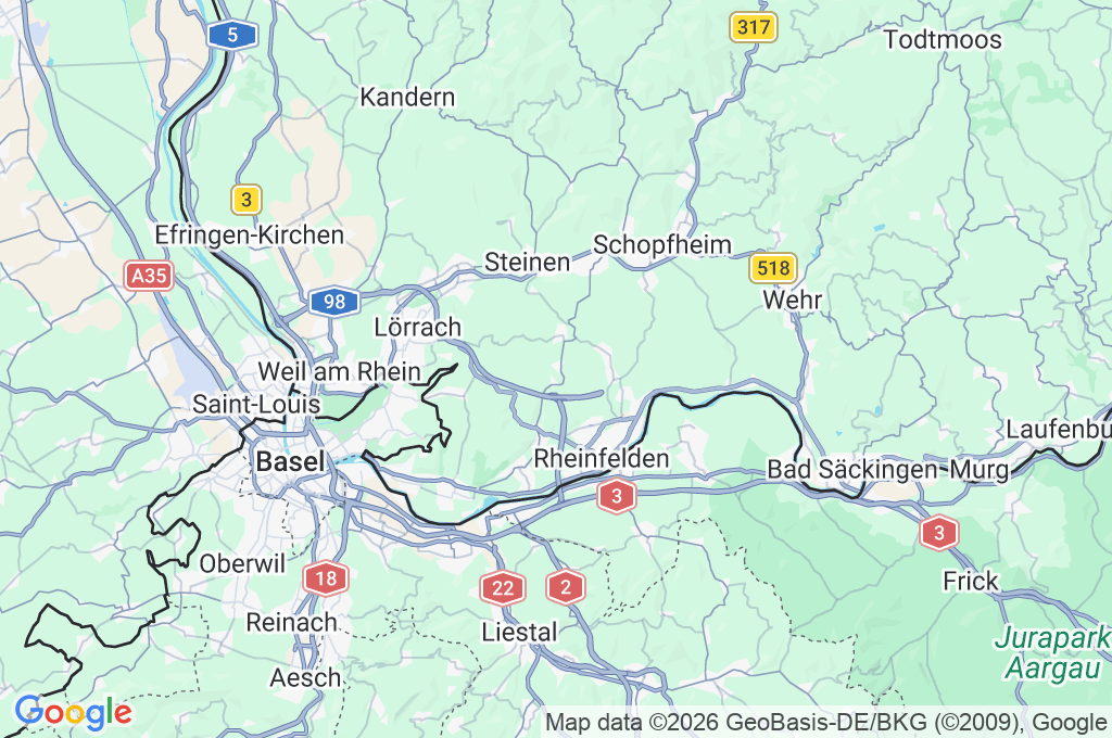 Eichsel Area Map Eichsel Area Map