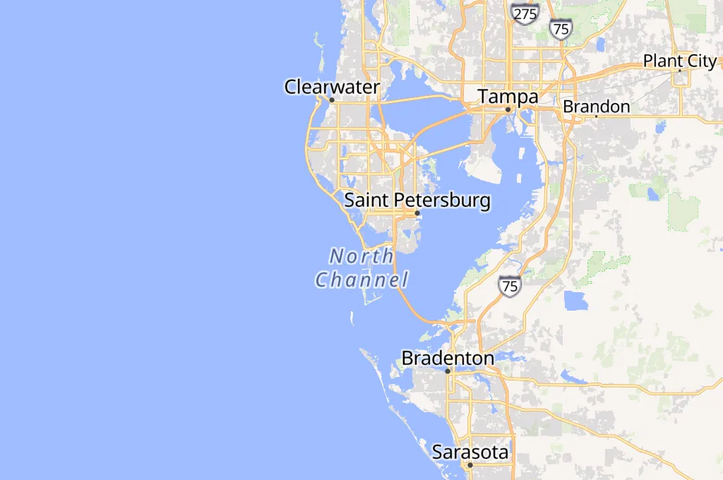 St. Pete Beach Area Map St. Pete Beach Area Map