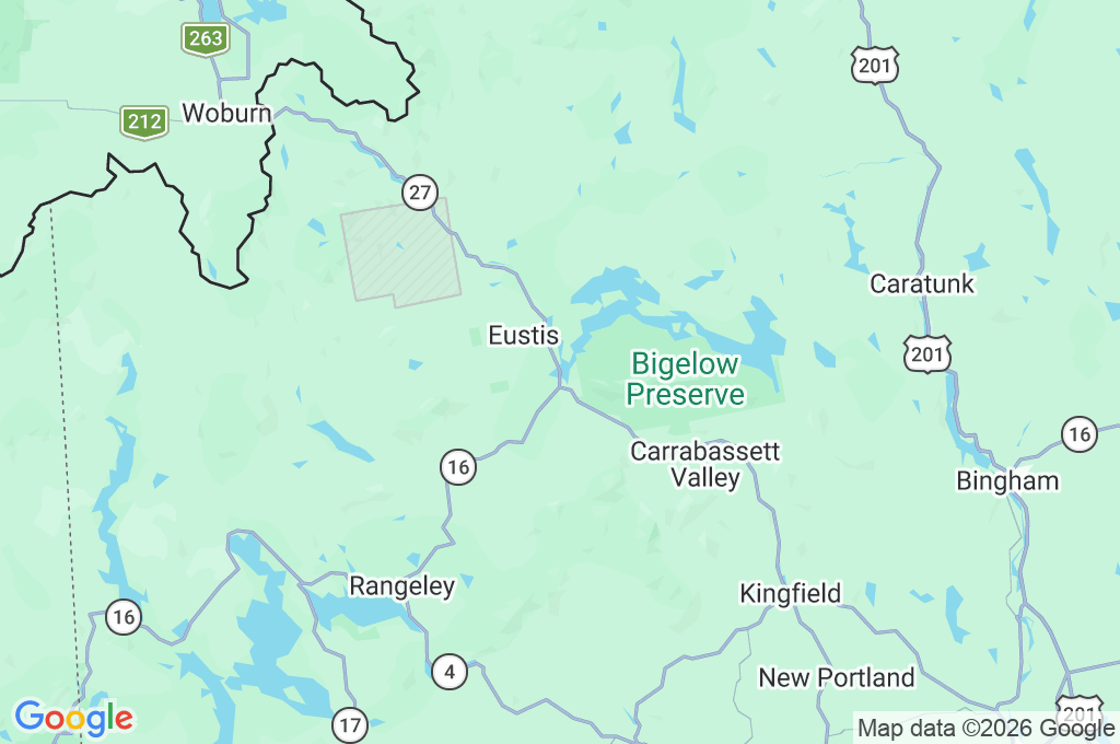 Flagstaff Lake Area Map
