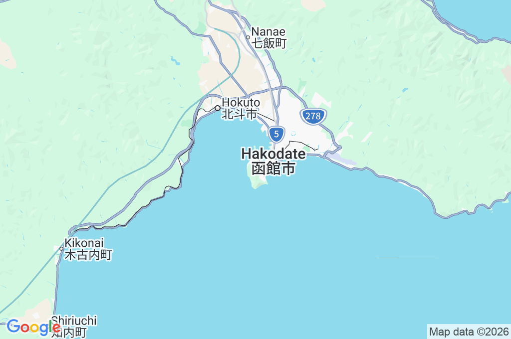 Mt. Hakodate Observatory Area Map Mt. Hakodate Observatory Area Map