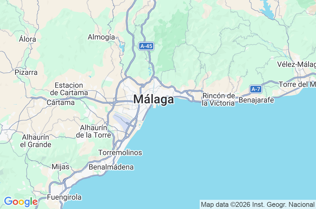 Port of Málaga Area Map Port of Málaga Area Map