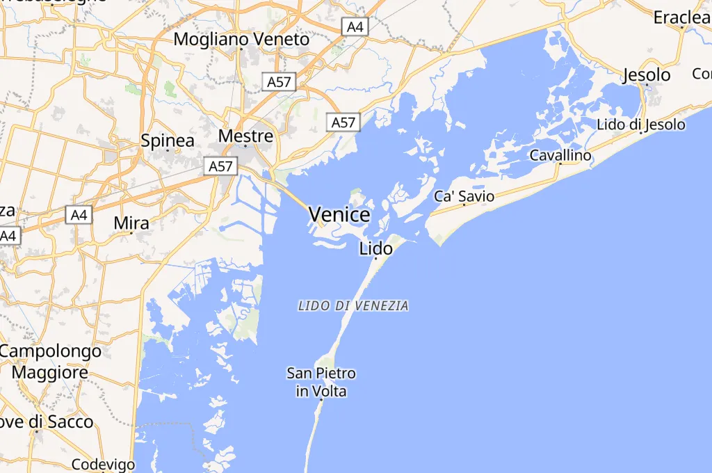 Venice Area Map