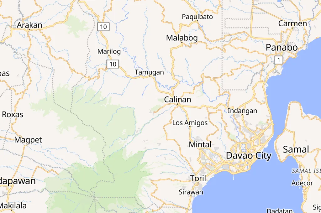 Philippine Eagle Center Area Map Philippine Eagle Center Area Map
