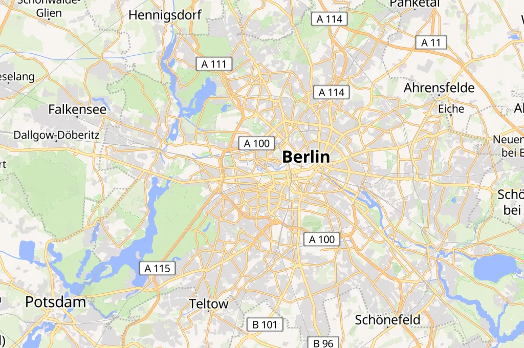 Tiergarten Area Map Tiergarten Area Map