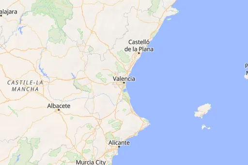 Map of Valencia