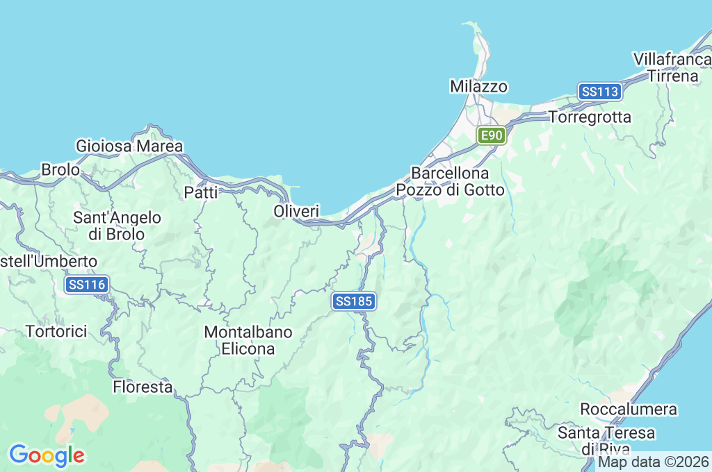 Furnari Area Map