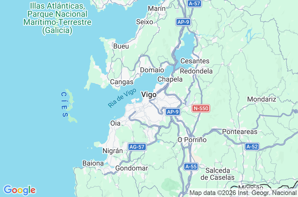 Avenida de Venezuela Area Map