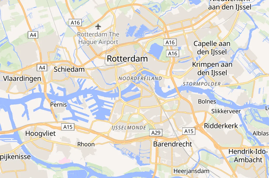 Rijnhaven Area Map Rijnhaven Area Map