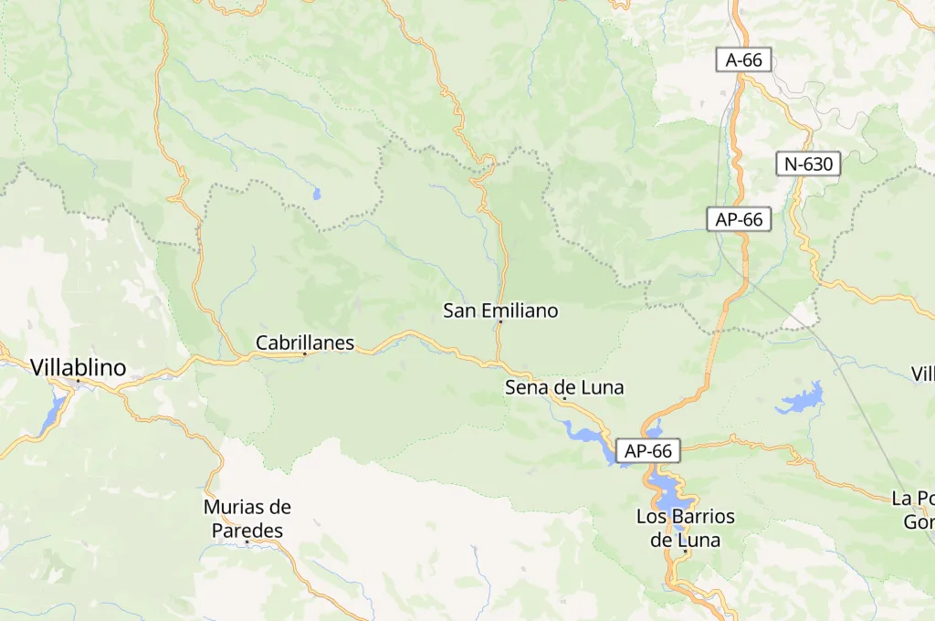 San Emiliano Area Map