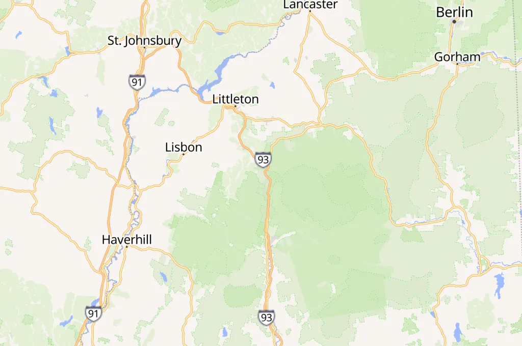 Cannon Mountain Area Map Cannon Mountain Area Map