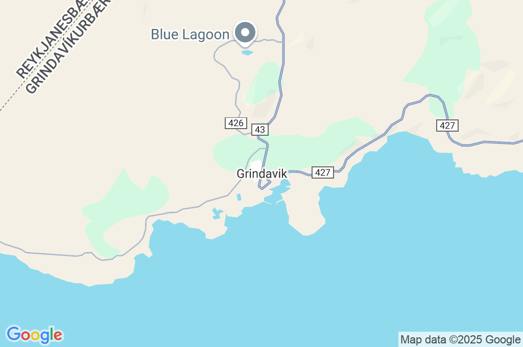 Grindavík Area Map