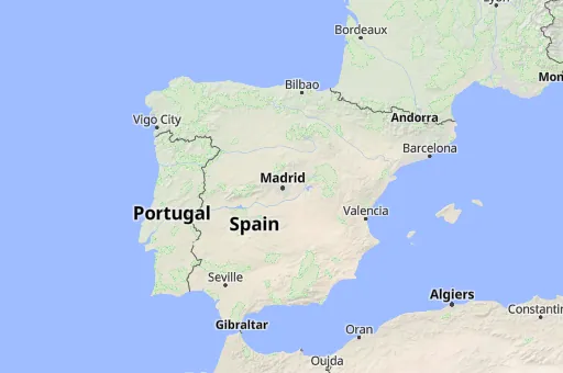 Map of Spain