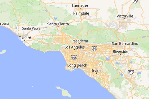Map of Los Angeles