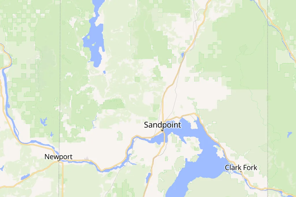 Schweitzer Mountain Resort Area Map