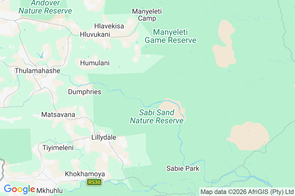 Djuma Private Game Reserve Area Map Djuma Private Game Reserve Area Map