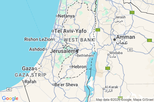 Map of Jerusalem
