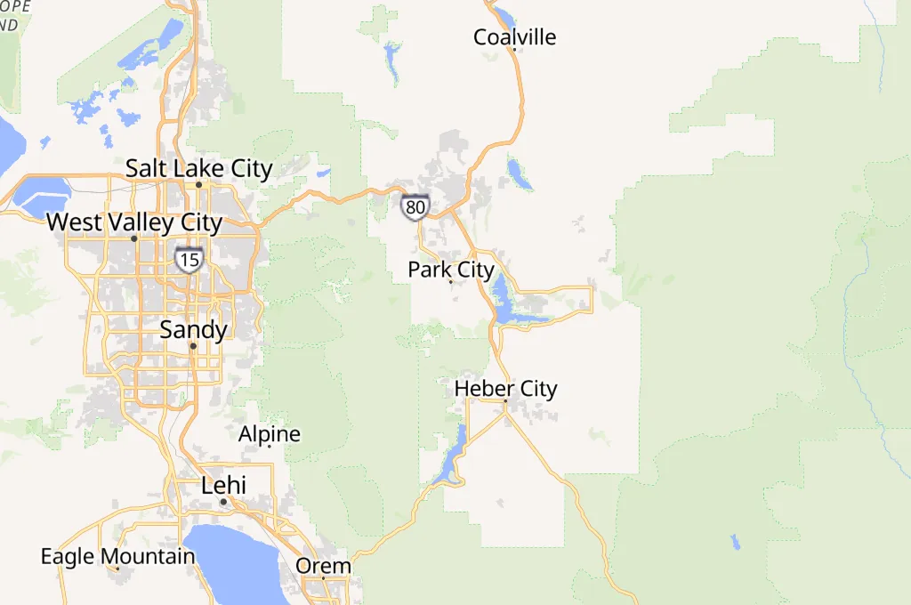 Stein Eriksen Lodge Area Map