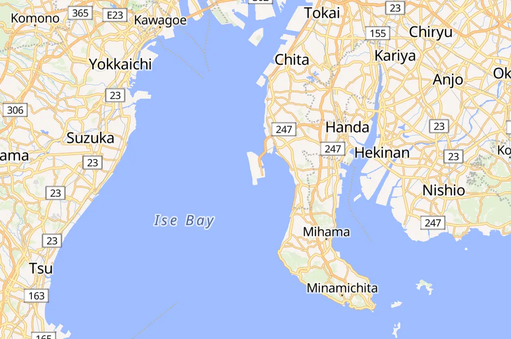 Chubu Centrair International Airport Area Map