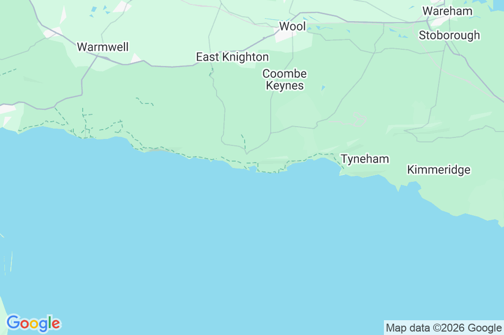 Lulworth Cove Area Map Lulworth Cove Area Map