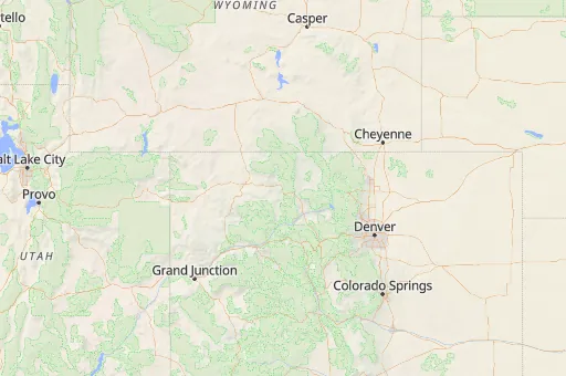 Map of Routt County