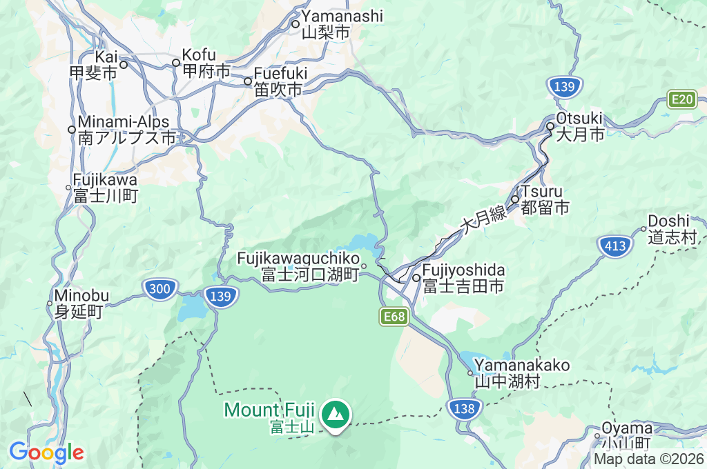 Oishi Park Area Map