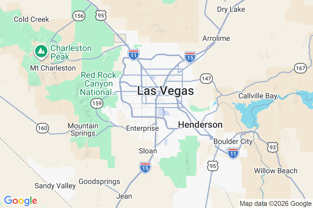 Bellagio Conservatory & Botanical Gardens Area Map