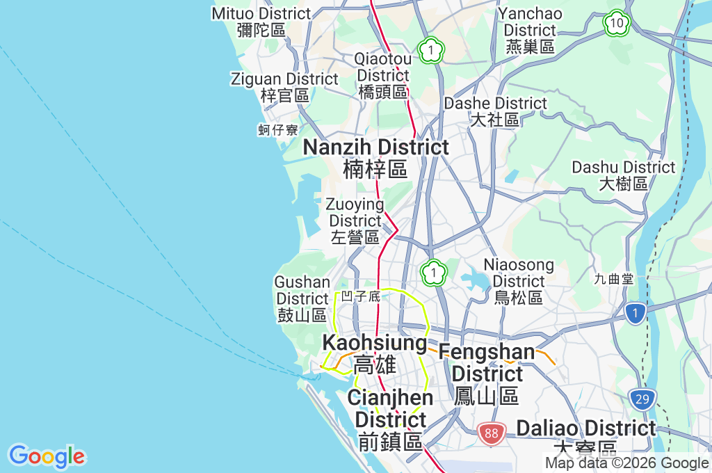 Dragon and Tiger Pagodas Area Map