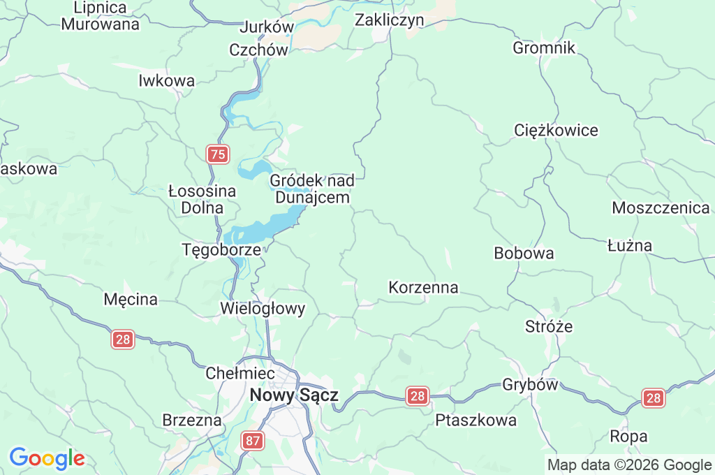 Miłkowa Area Map Miłkowa Area Map