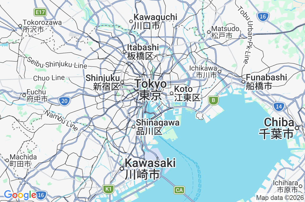 Kachidoki Area Map Kachidoki Area Map