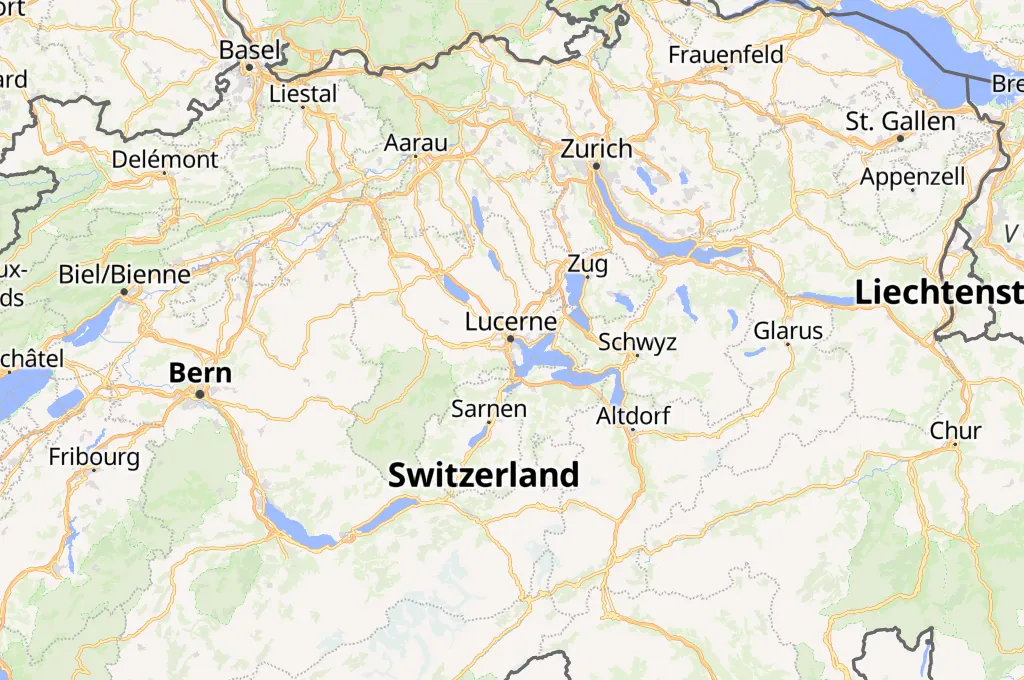 Lucerne Area Map Lucerne Area Map